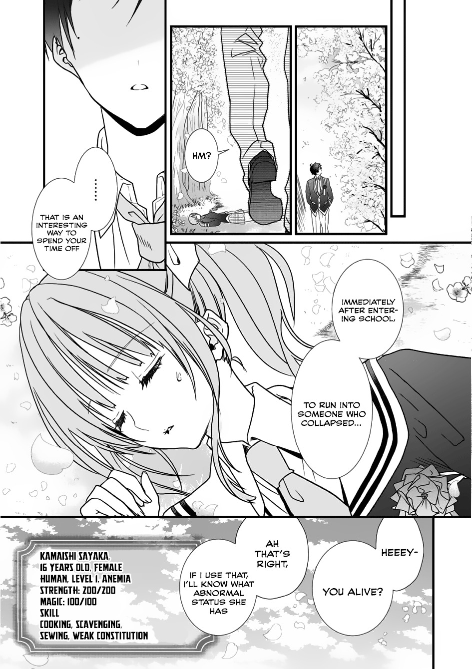 Class ga Isekai Shoukan sareta Naka Ore dake Nokotta n desu ga chapter 1 page 7