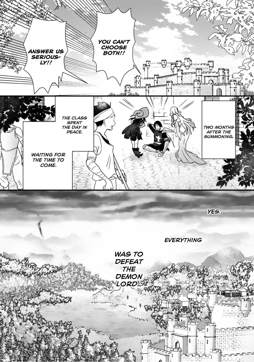 Class ga Isekai Shoukan sareta Naka Ore dake Nokotta n desu ga chapter 10 page 12