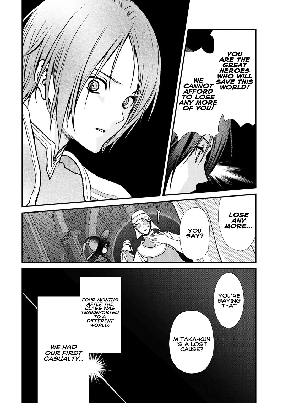 Class ga Isekai Shoukan sareta Naka Ore dake Nokotta n desu ga chapter 28 page 7