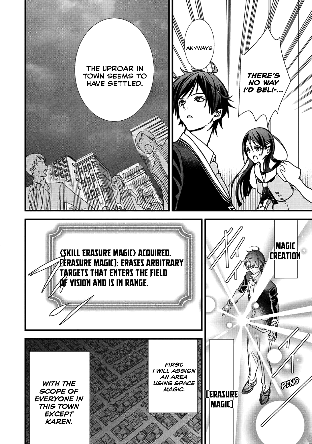 Class ga Isekai Shoukan sareta Naka Ore dake Nokotta n desu ga chapter 6 page 22