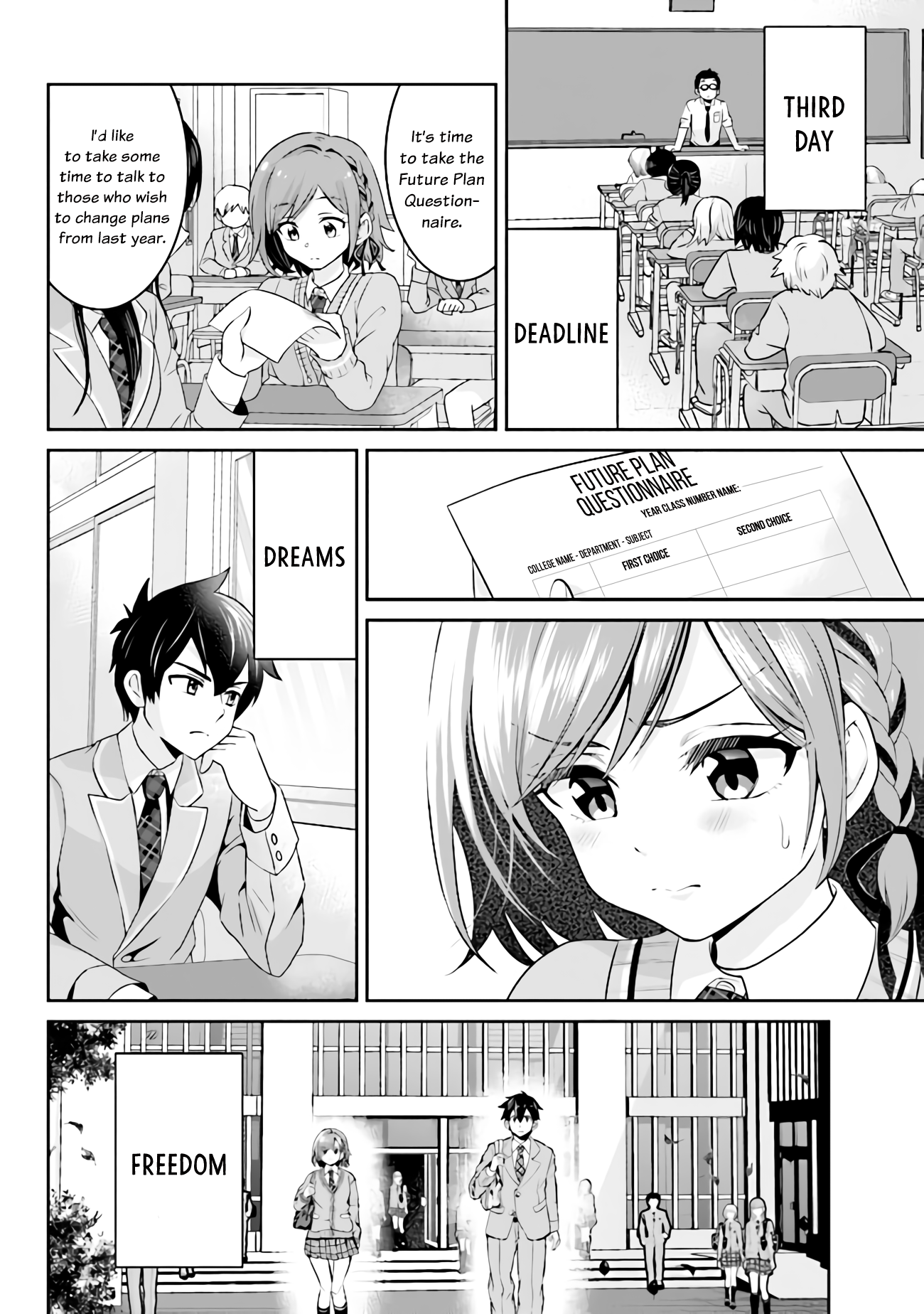 Class no Daikirai na Joshi to Kekkon Suru Koto ni Natta chapter 2.2 page 1