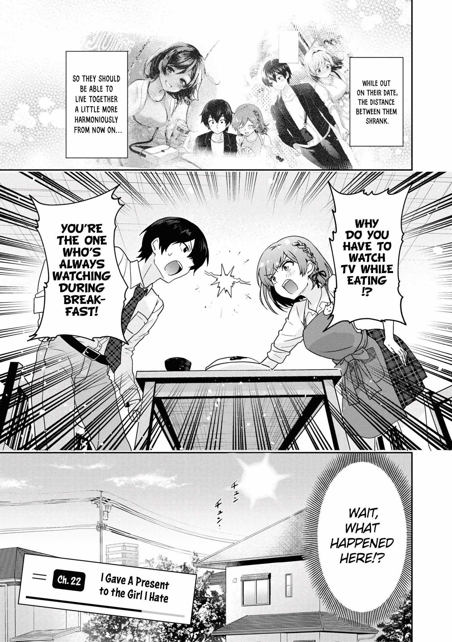 Class no Daikirai na Joshi to Kekkon Suru Koto ni Natta chapter 22.1 page 3