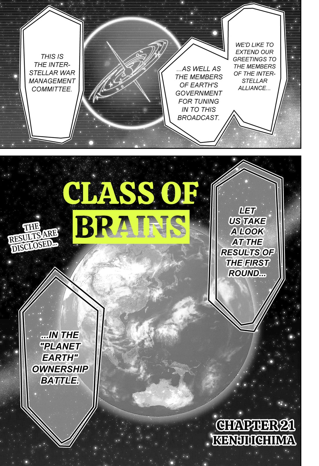 Class of Brains chapter 21 page 1