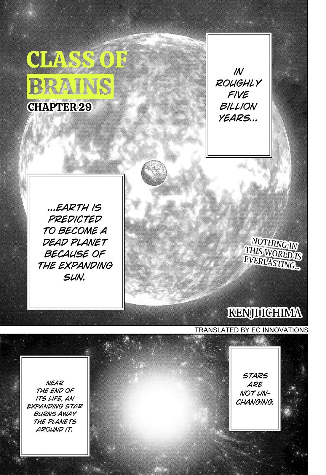 Class of Brains chapter 29 page 1