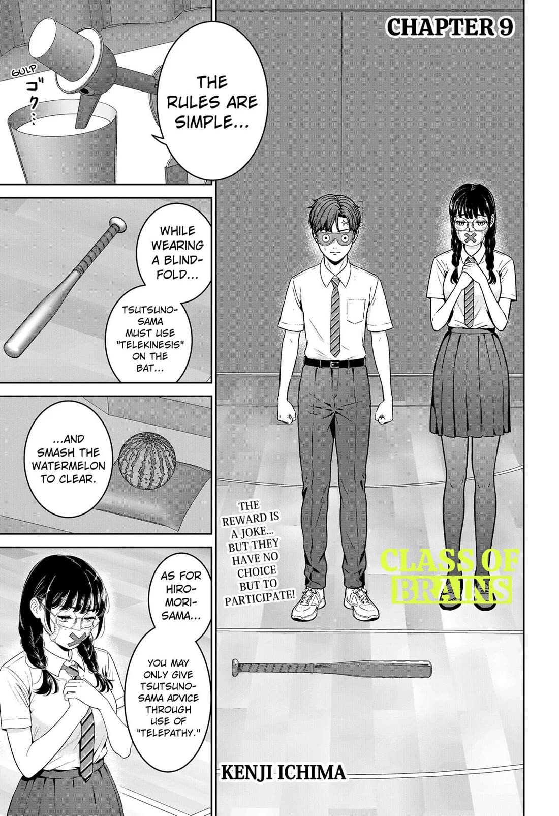 Class of Brains chapter 9 page 1