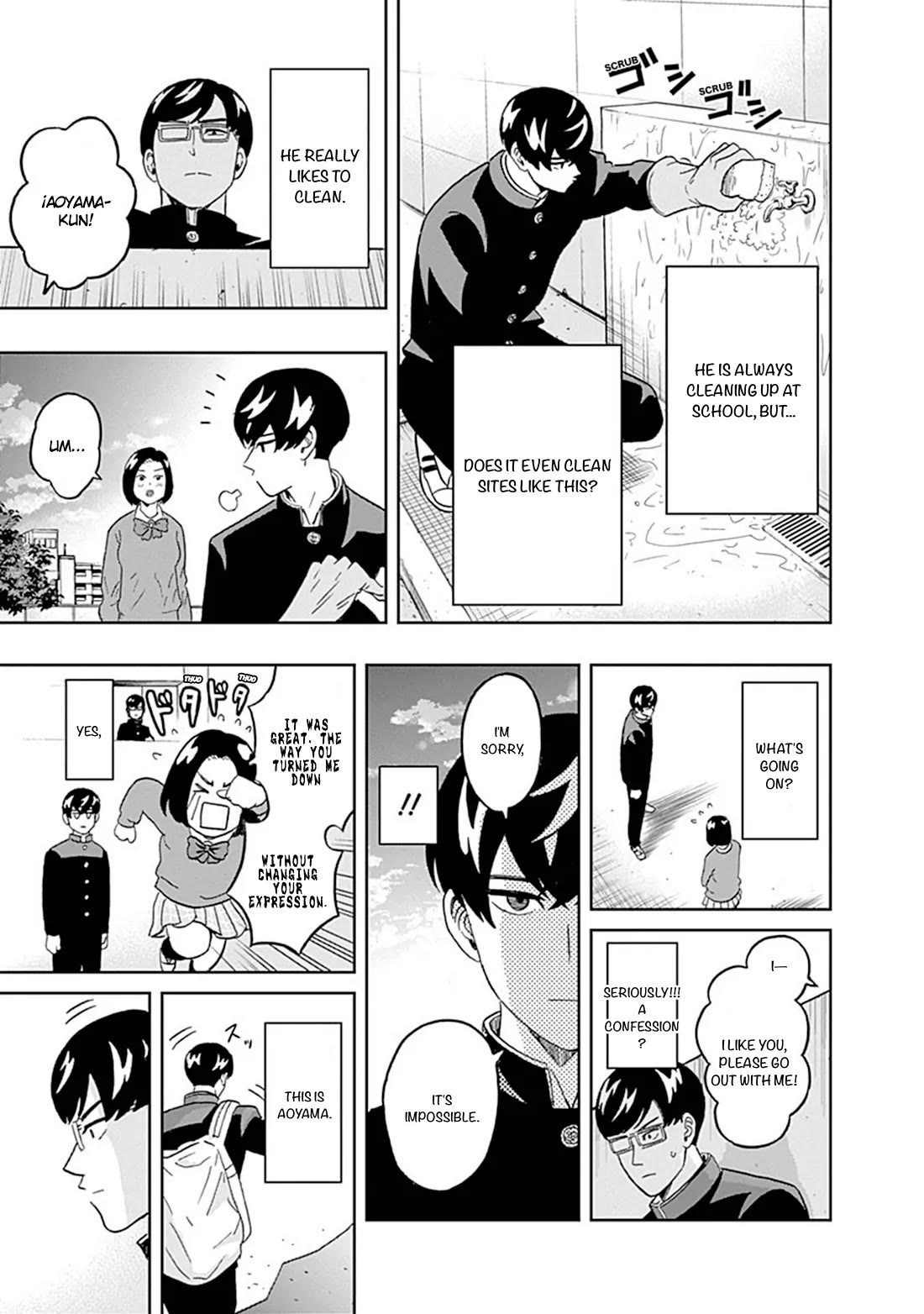 Clean Freak! Aoyama-kun chapter 36 page 11
