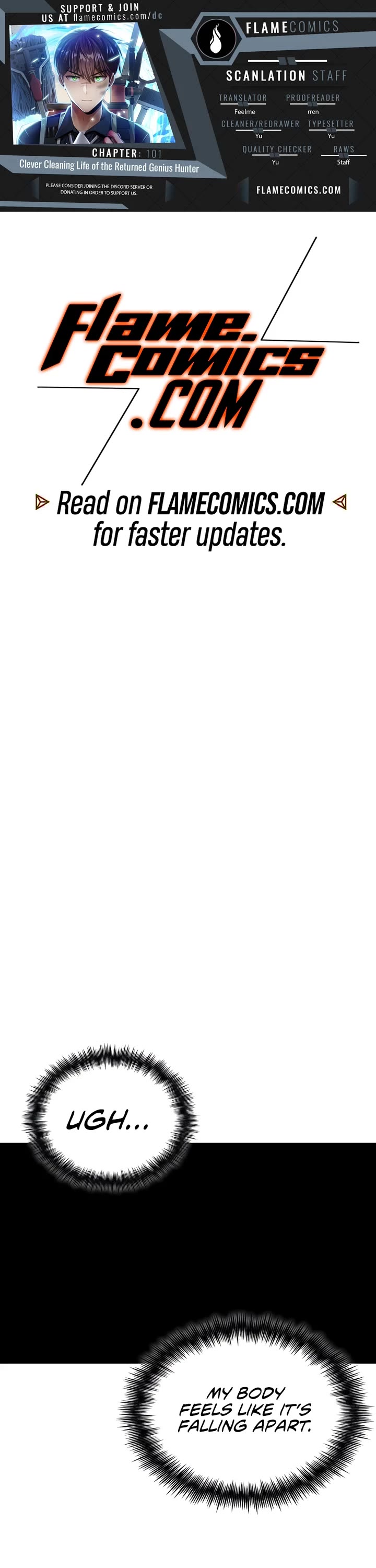 Clever Cleaning Life Of The Returned Genius Hunter chapter 101 page 1