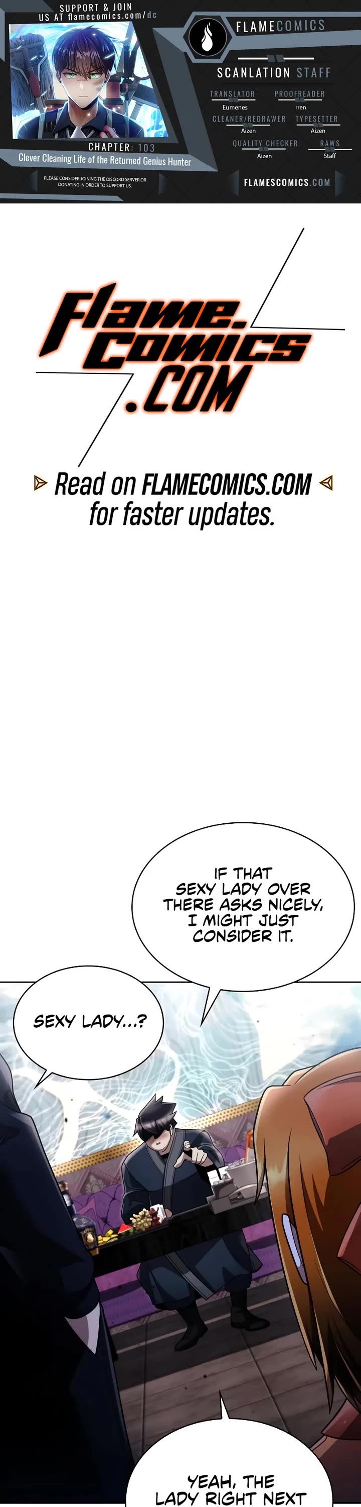 Clever Cleaning Life Of The Returned Genius Hunter chapter 103 page 1