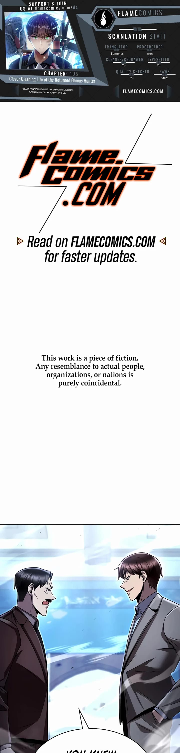 Clever Cleaning Life Of The Returned Genius Hunter chapter 105 page 1