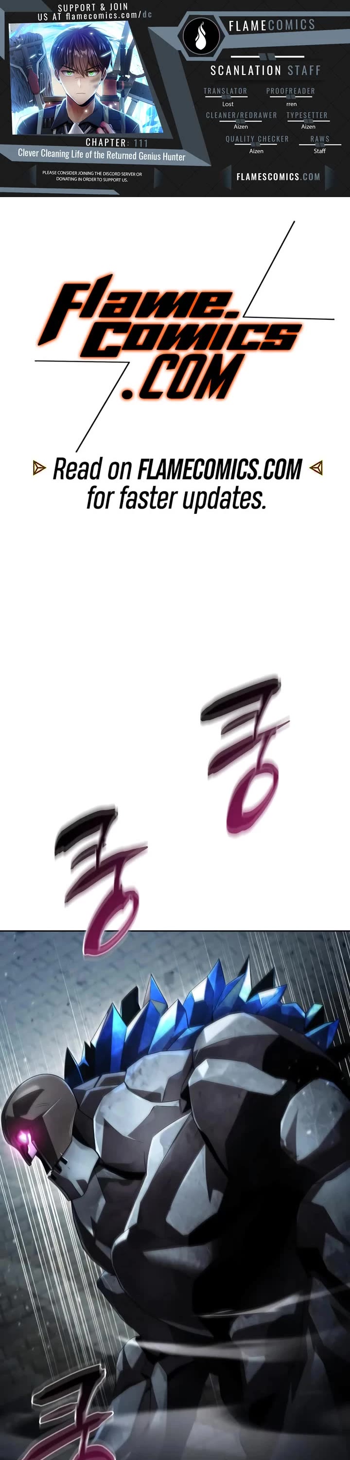 Clever Cleaning Life Of The Returned Genius Hunter chapter 111 page 1