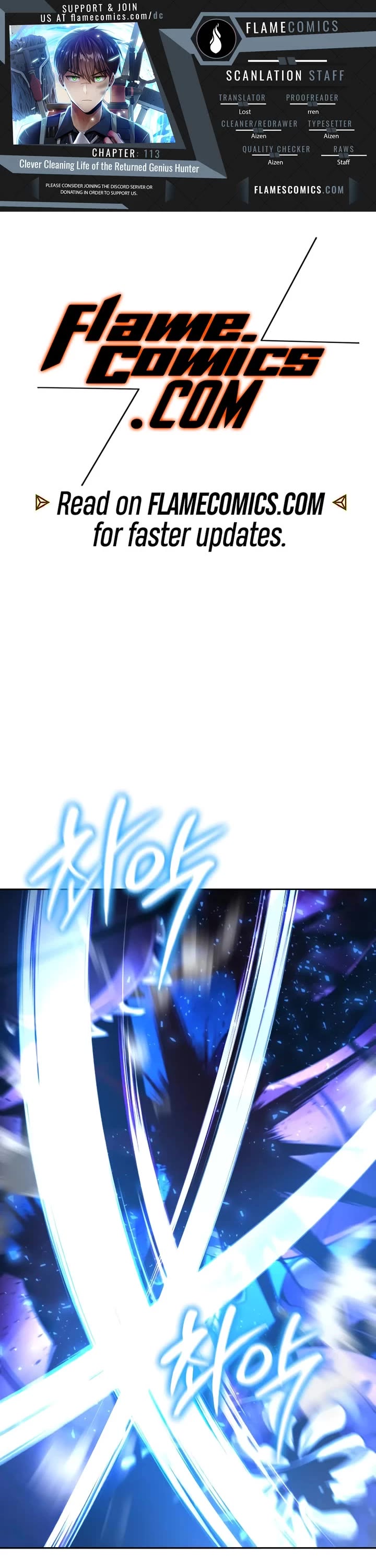 Clever Cleaning Life Of The Returned Genius Hunter chapter 113 page 1