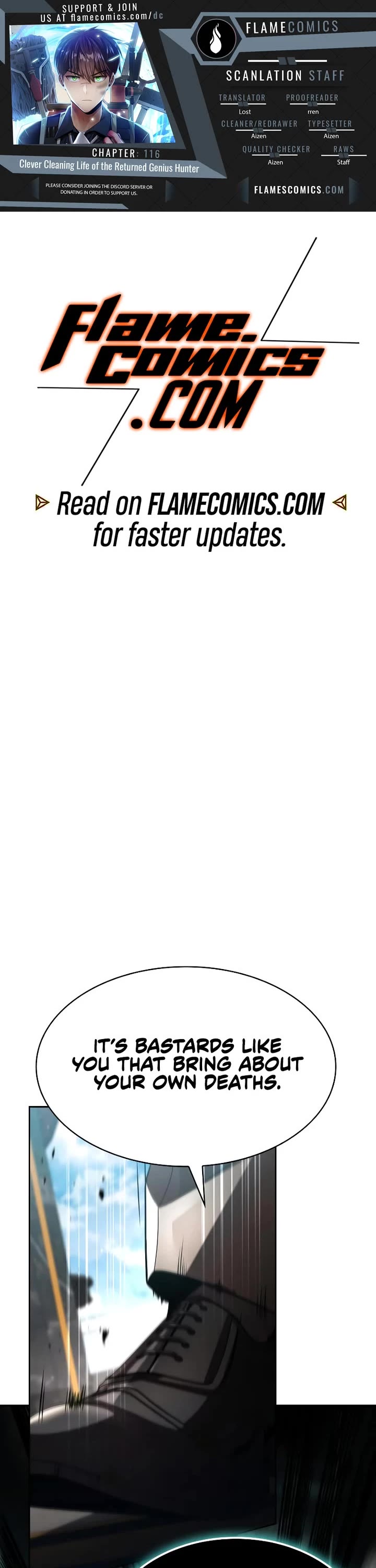 Clever Cleaning Life Of The Returned Genius Hunter chapter 116 page 1