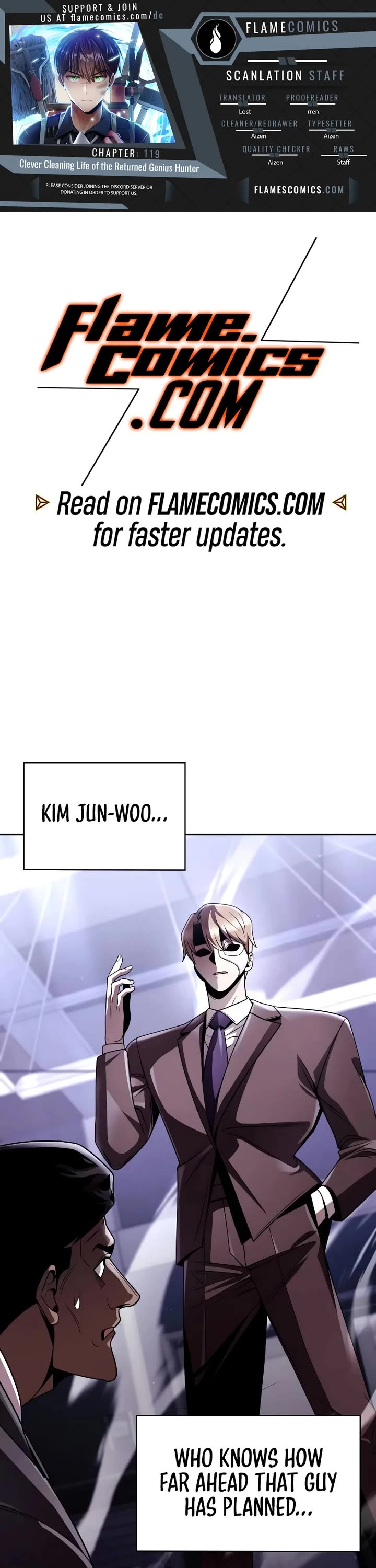 Clever Cleaning Life Of The Returned Genius Hunter chapter 119 page 1