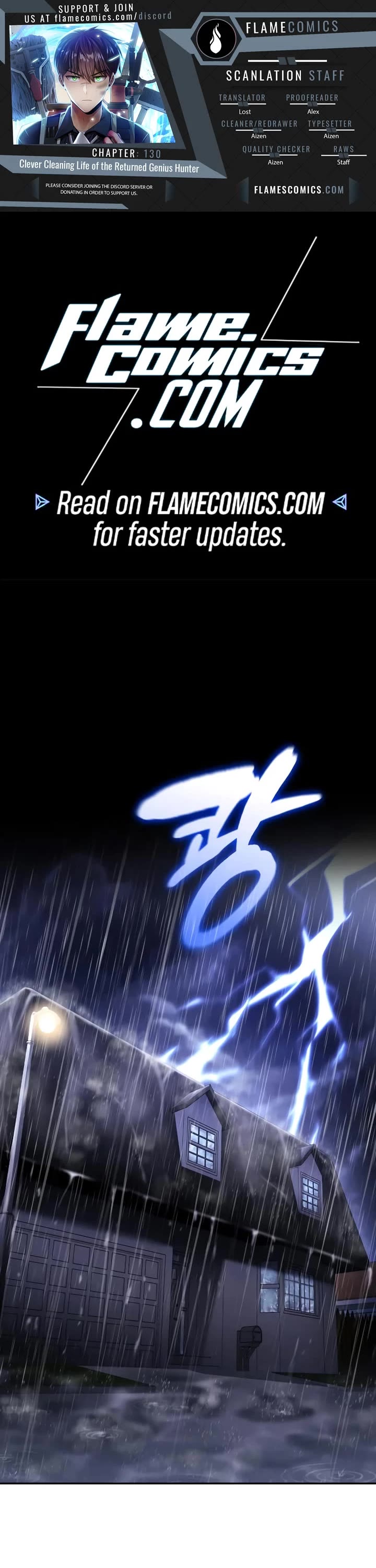 Clever Cleaning Life Of The Returned Genius Hunter chapter 130 page 1