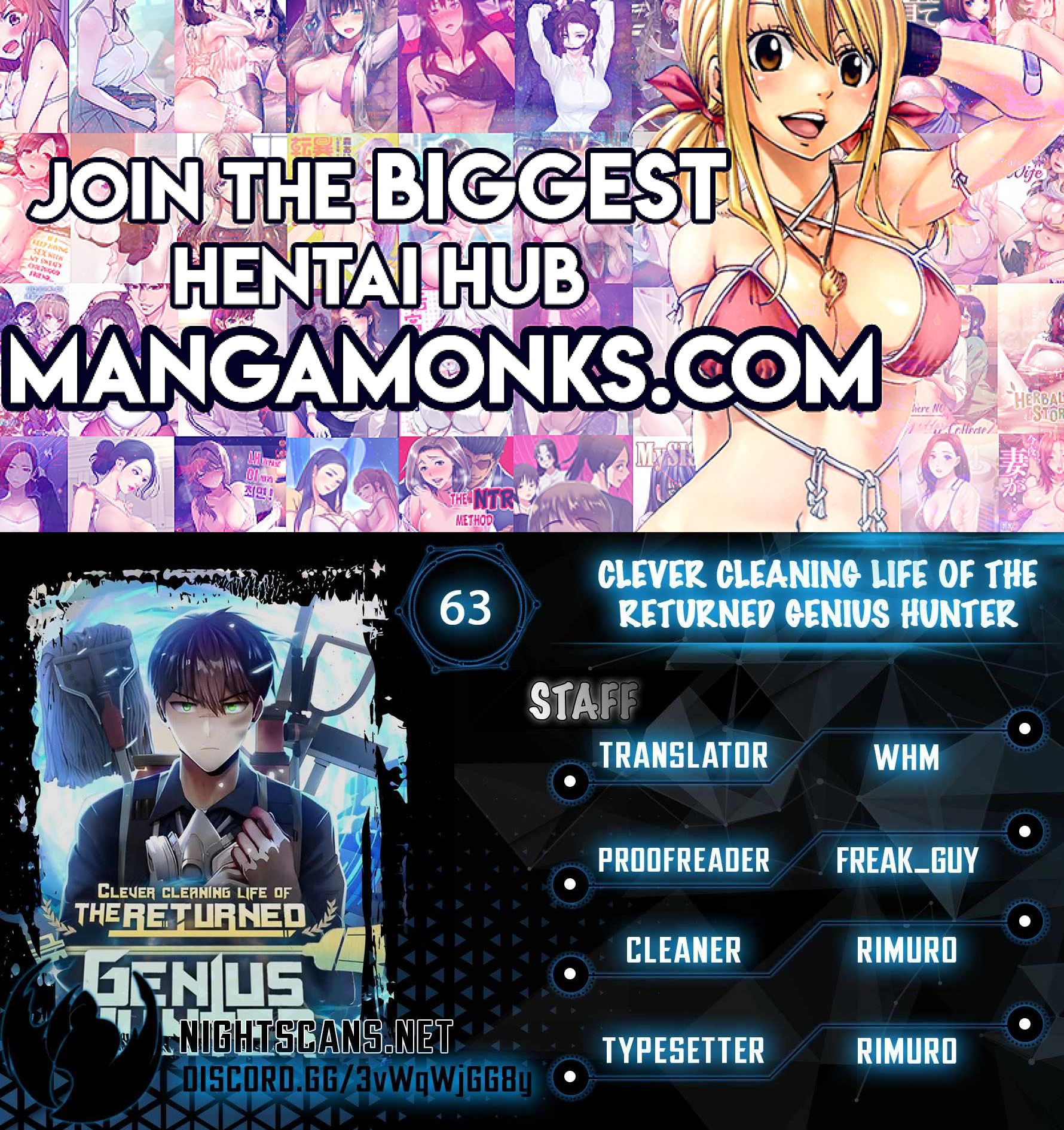 Clever Cleaning Life Of The Returned Genius Hunter chapter 63 page 1