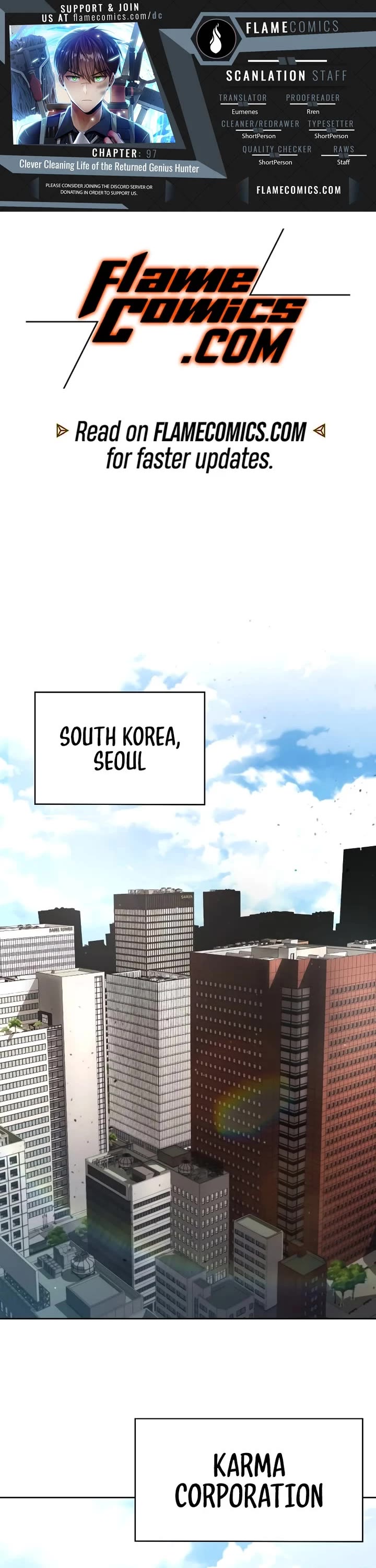 Clever Cleaning Life Of The Returned Genius Hunter chapter 97 page 1