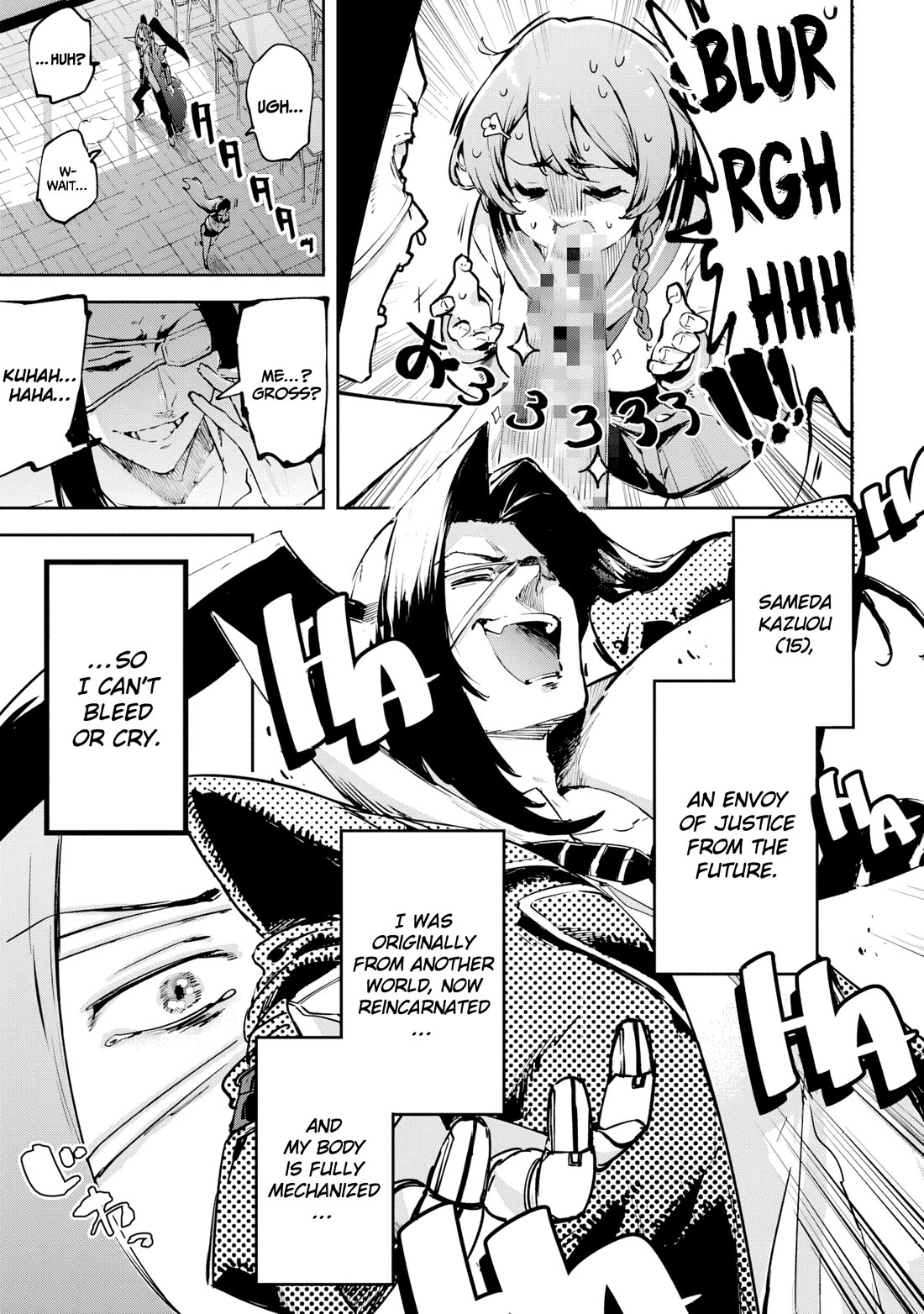 CMYK - Sameda Kazuou Can't Cure His Chuunibyou Syndrome chapter 1 page 5