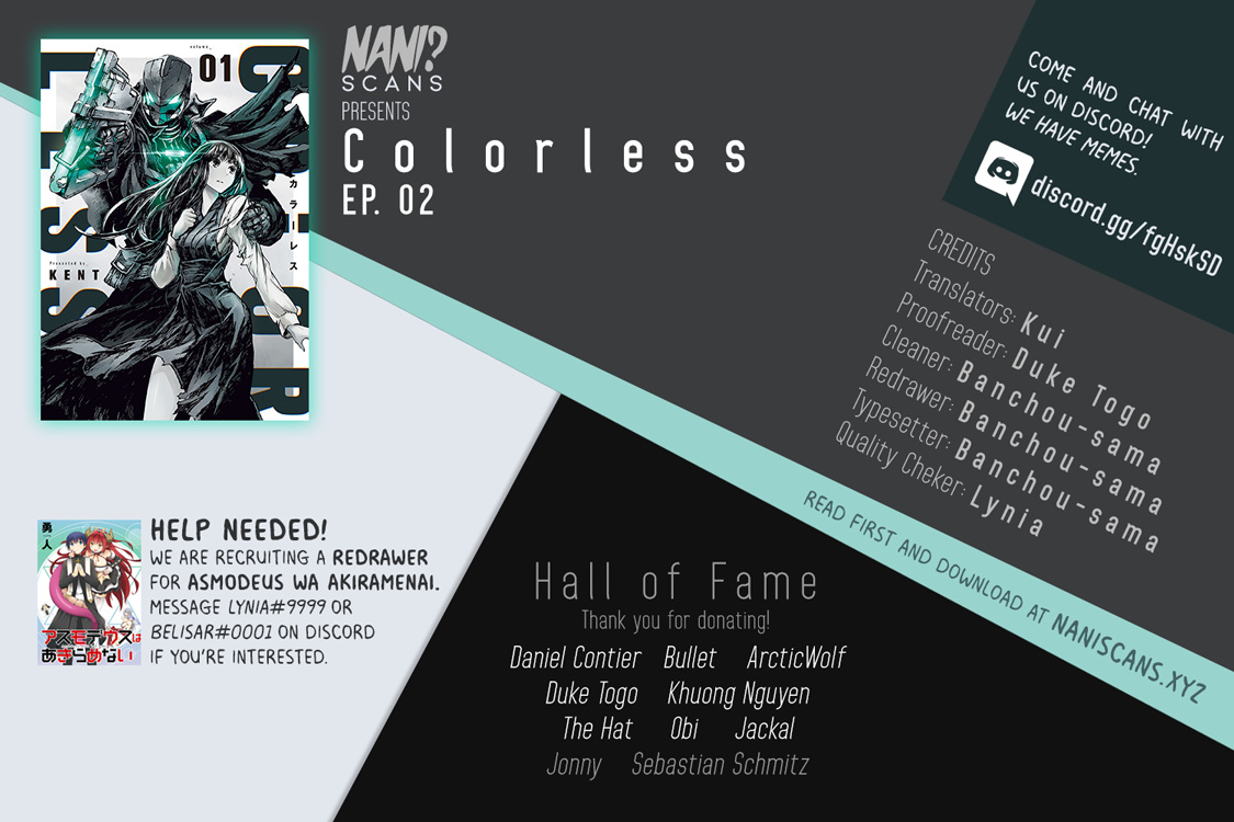 Colorless chapter 2 page 1