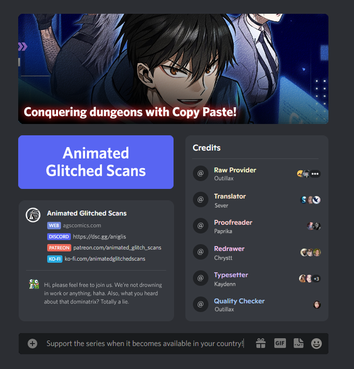 Conquering Dungeons With Copy Paste! chapter 1 page 1