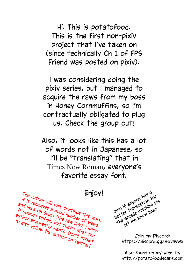 Cross-Cultural Exchange With the Girl at the Arcade chapter 1 page 10