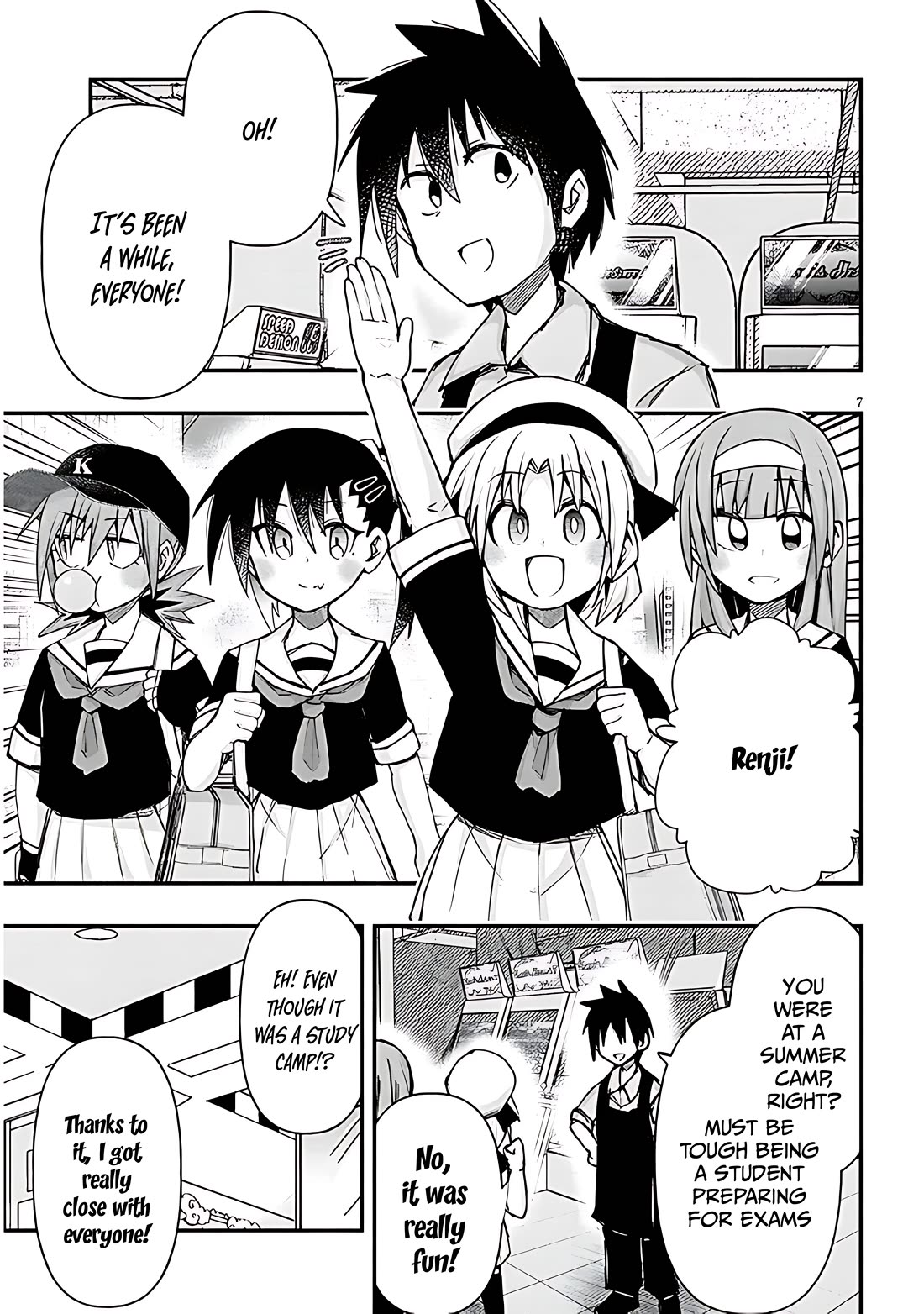 Cross-Cultural Exchange With the Girl at the Arcade chapter 123 page 7