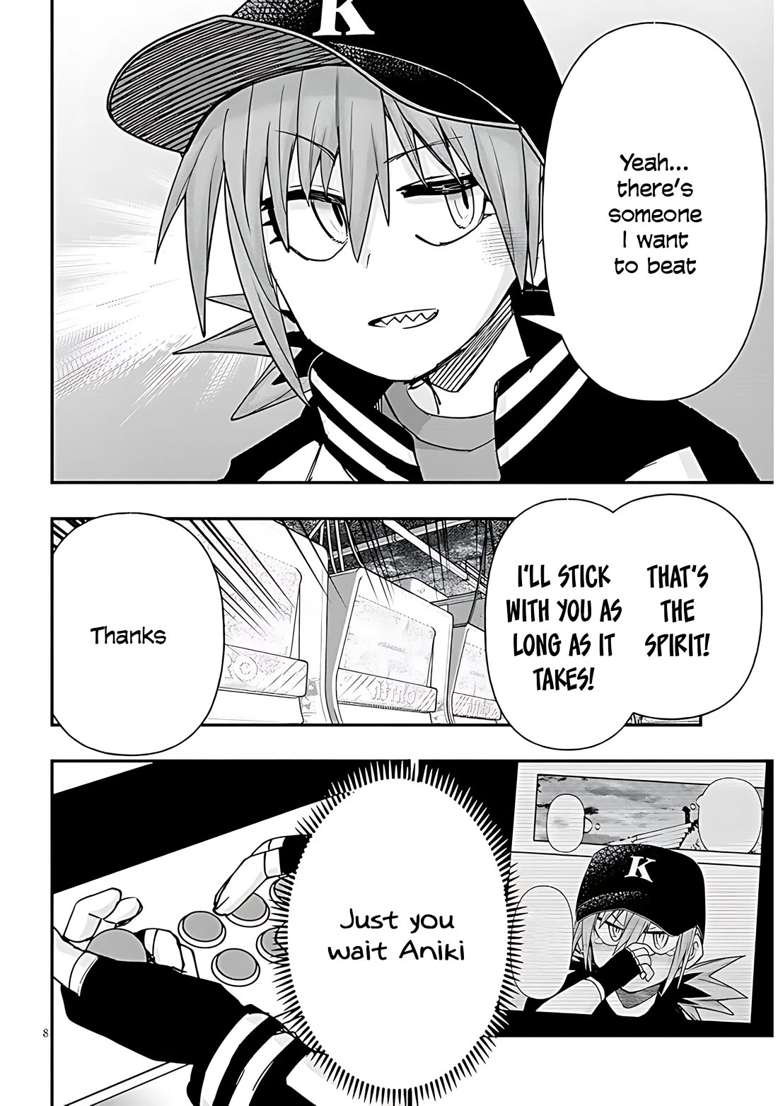 Cross-Cultural Exchange With the Girl at the Arcade chapter 137 page 9