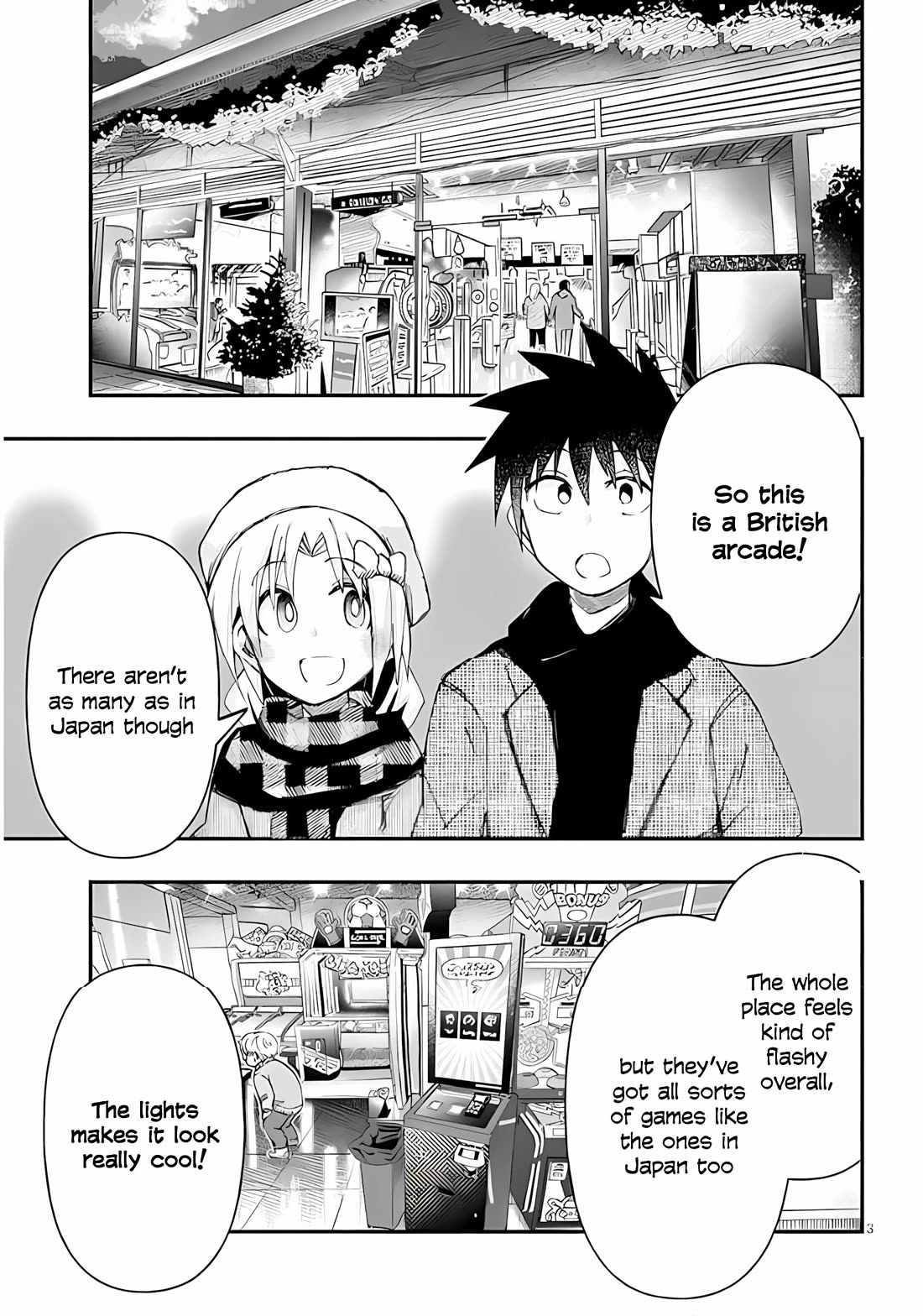 Cross-Cultural Exchange With the Girl at the Arcade chapter 148 page 3