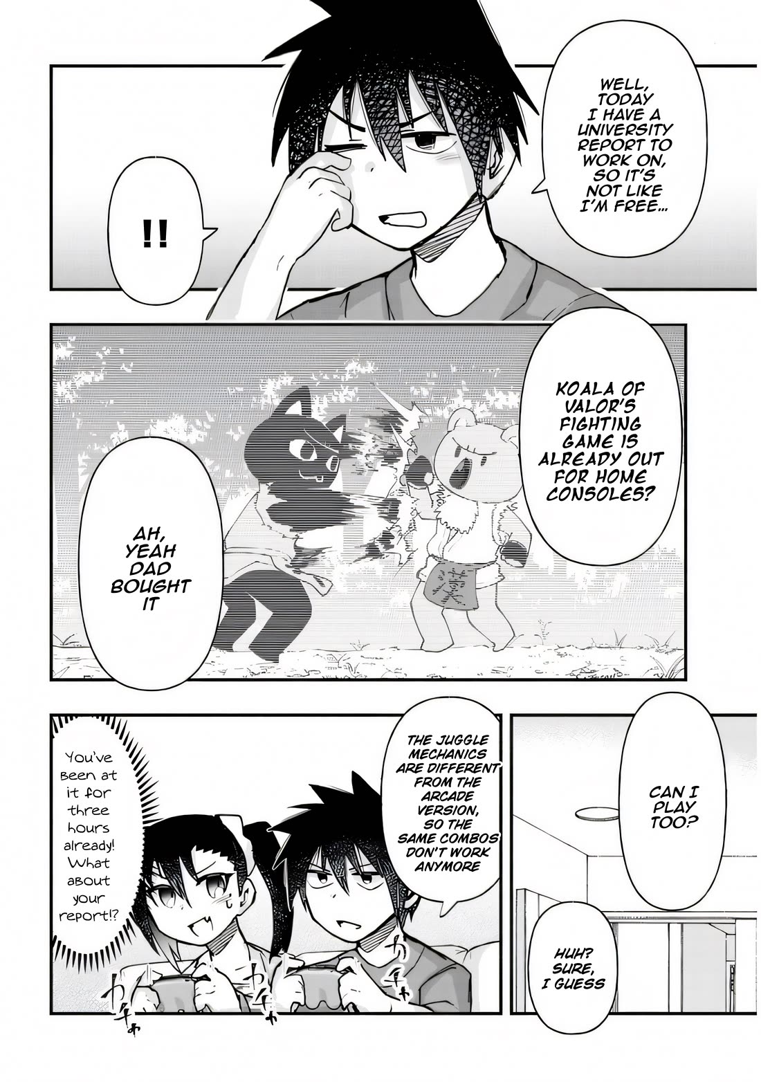 Cross-Cultural Exchange With the Girl at the Arcade chapter 28 page 3