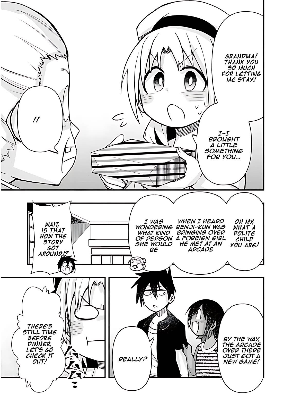 Cross-Cultural Exchange With the Girl at the Arcade chapter 35 page 4