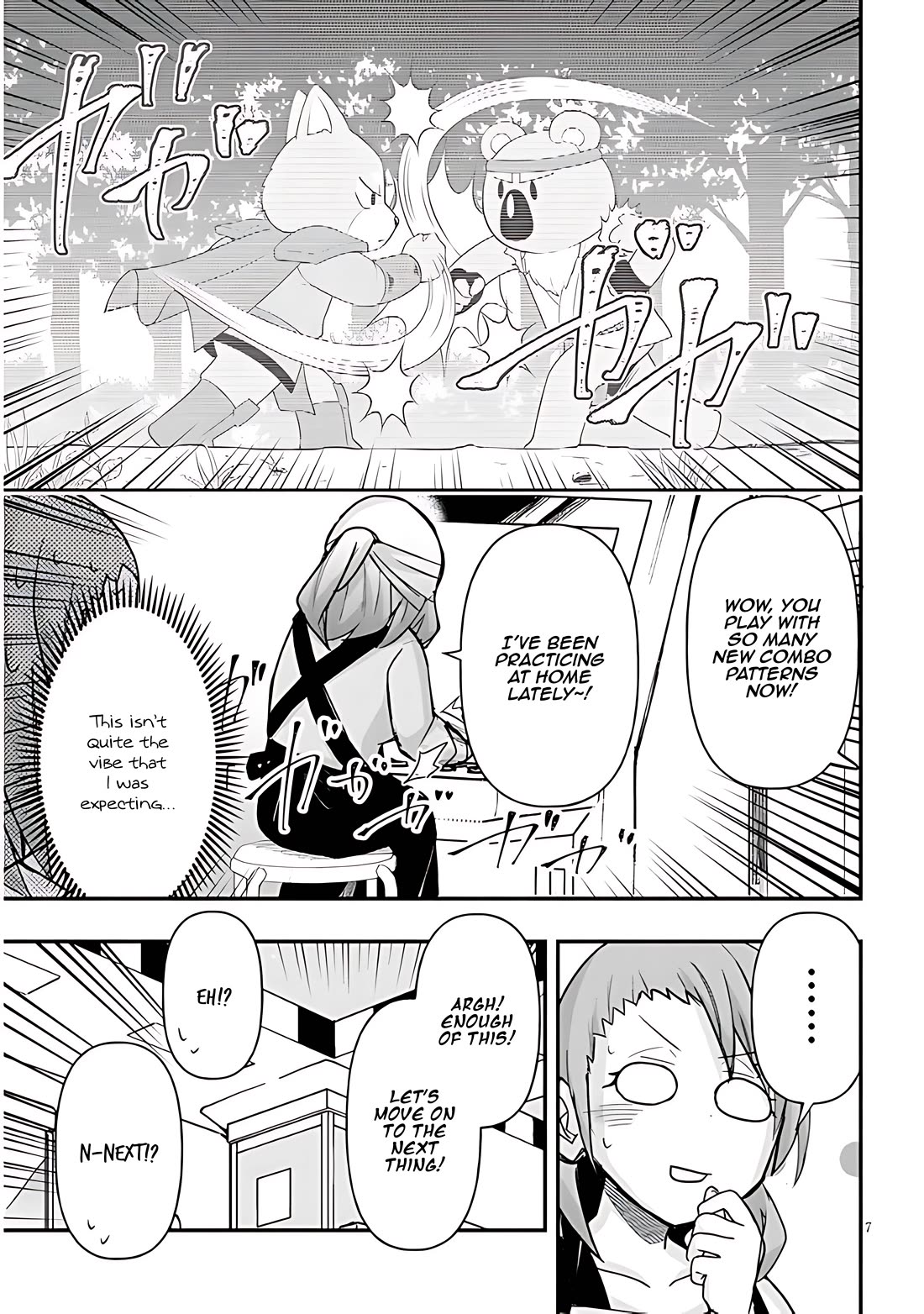 Cross-Cultural Exchange With the Girl at the Arcade chapter 55 page 7