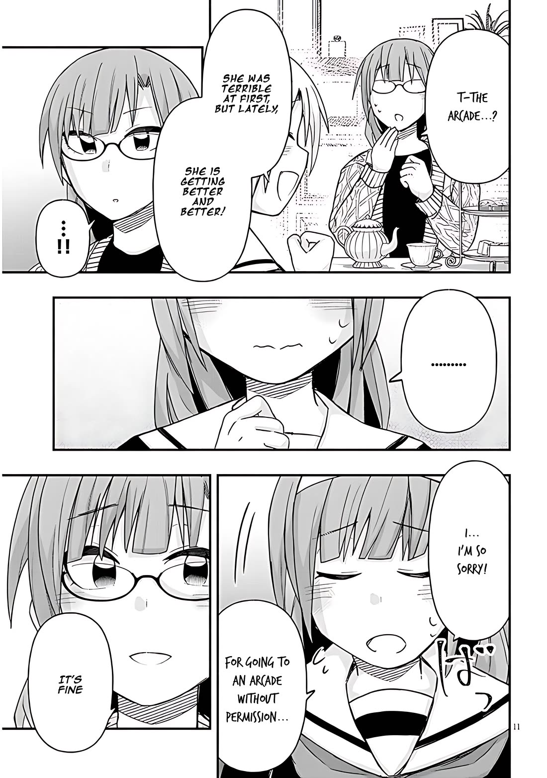 Cross-Cultural Exchange With the Girl at the Arcade chapter 67 page 11