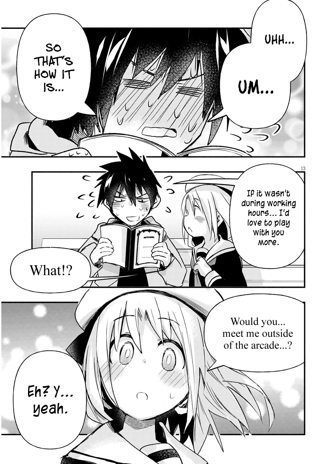 Cross-Cultural Exchange With the Girl at the Arcade chapter 8 page 13