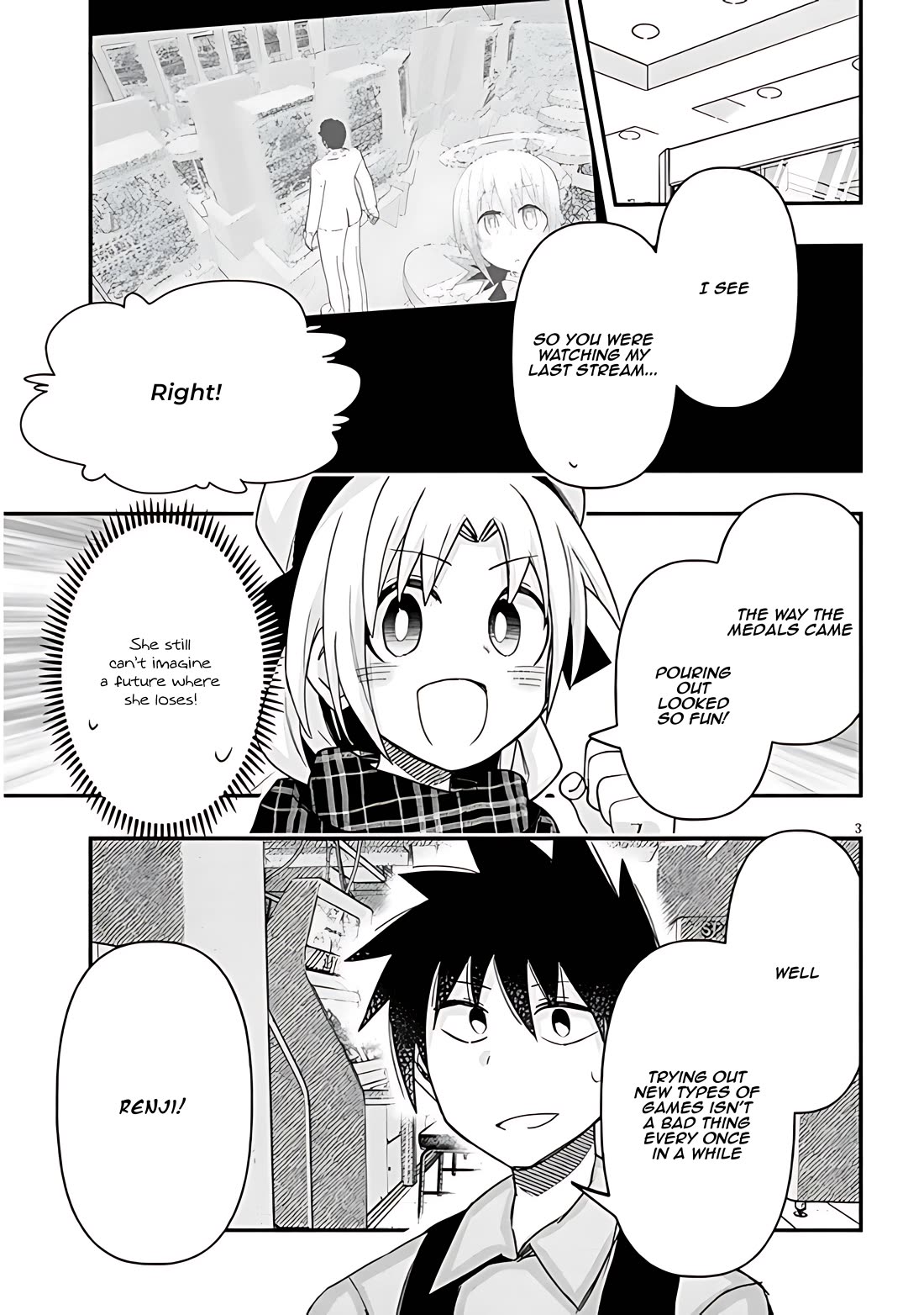 Cross-Cultural Exchange With the Girl at the Arcade chapter 92 page 3