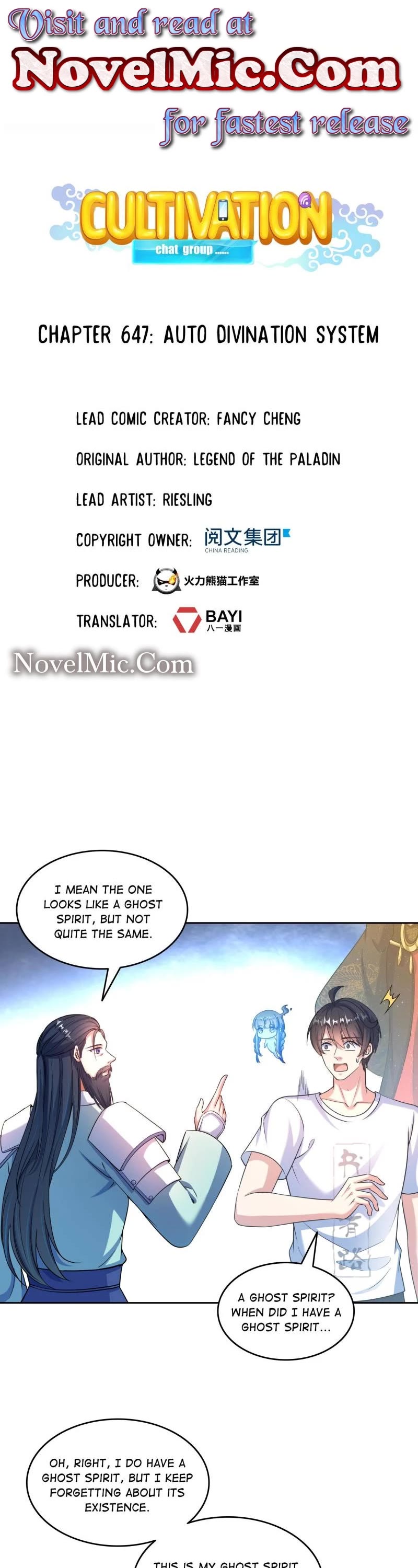 Cultivation Chat Group chapter 647 page 1
