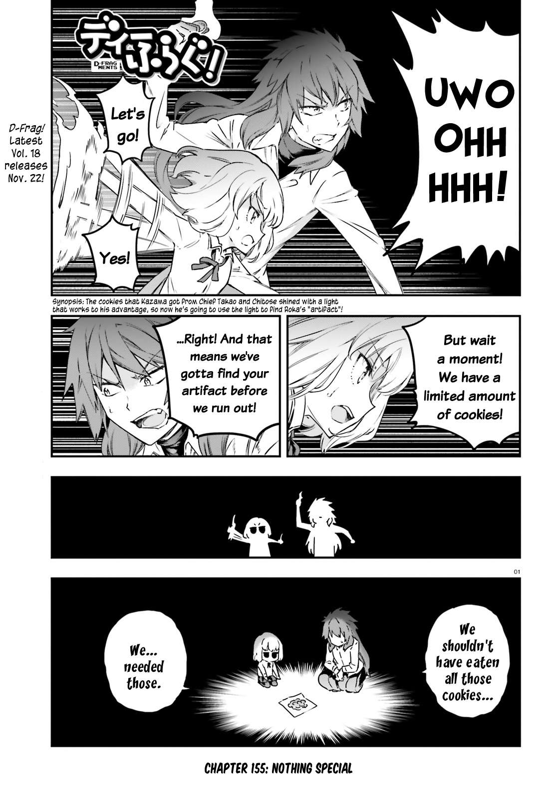 D-Frag chapter 155 page 1