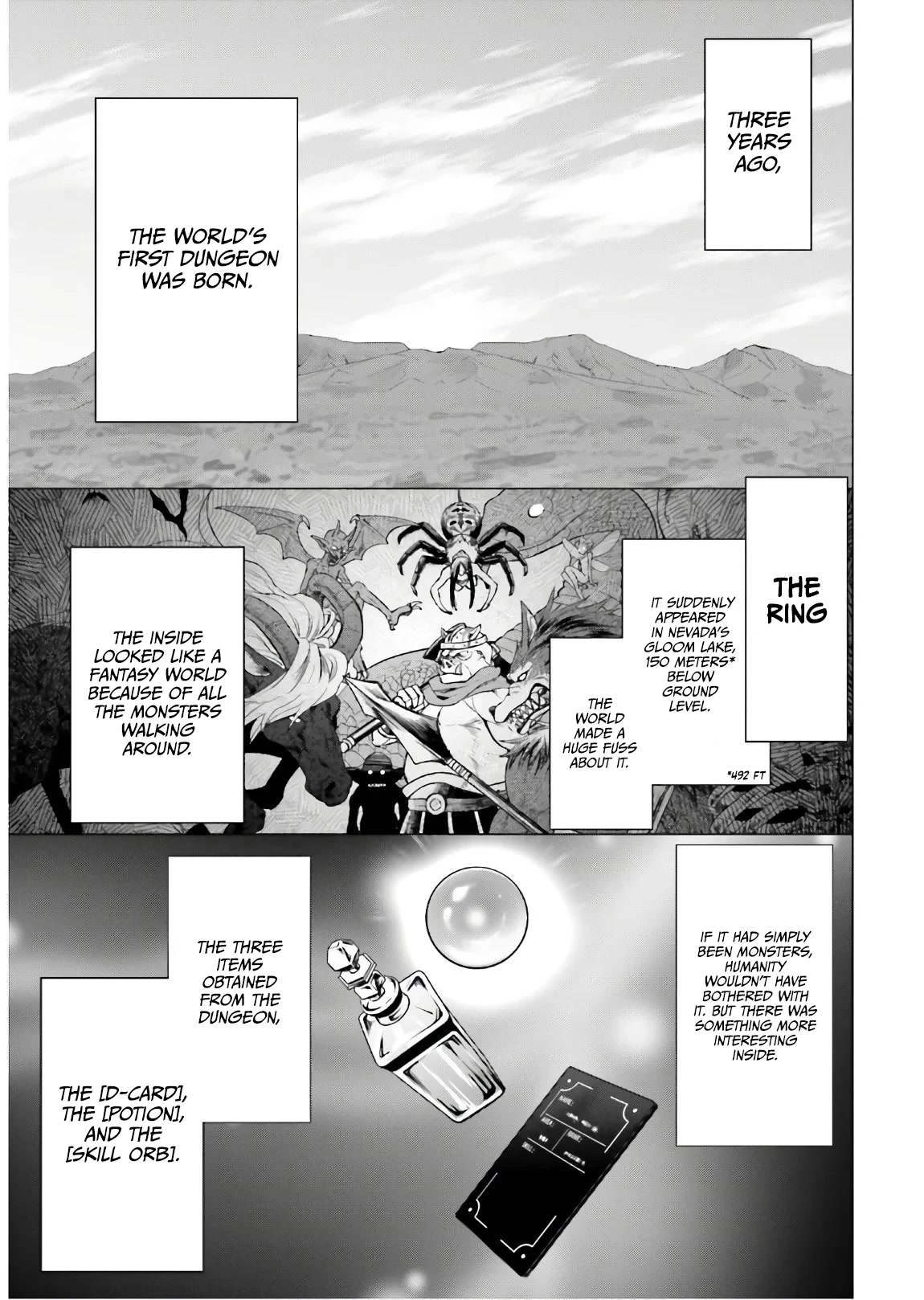 D Genesis: Three Years Since the Dungeon Appeared chapter 1 page 4