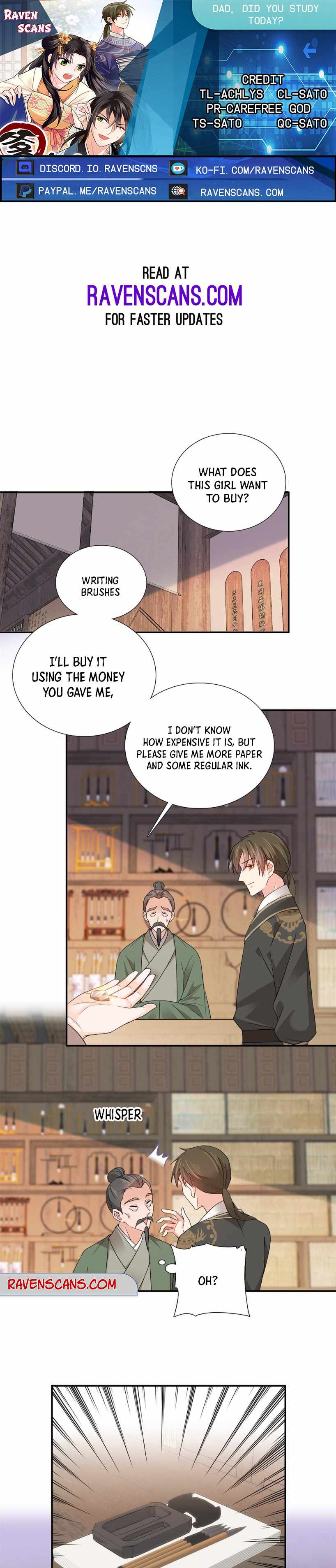 Dad, did you study today? chapter 10 page 1