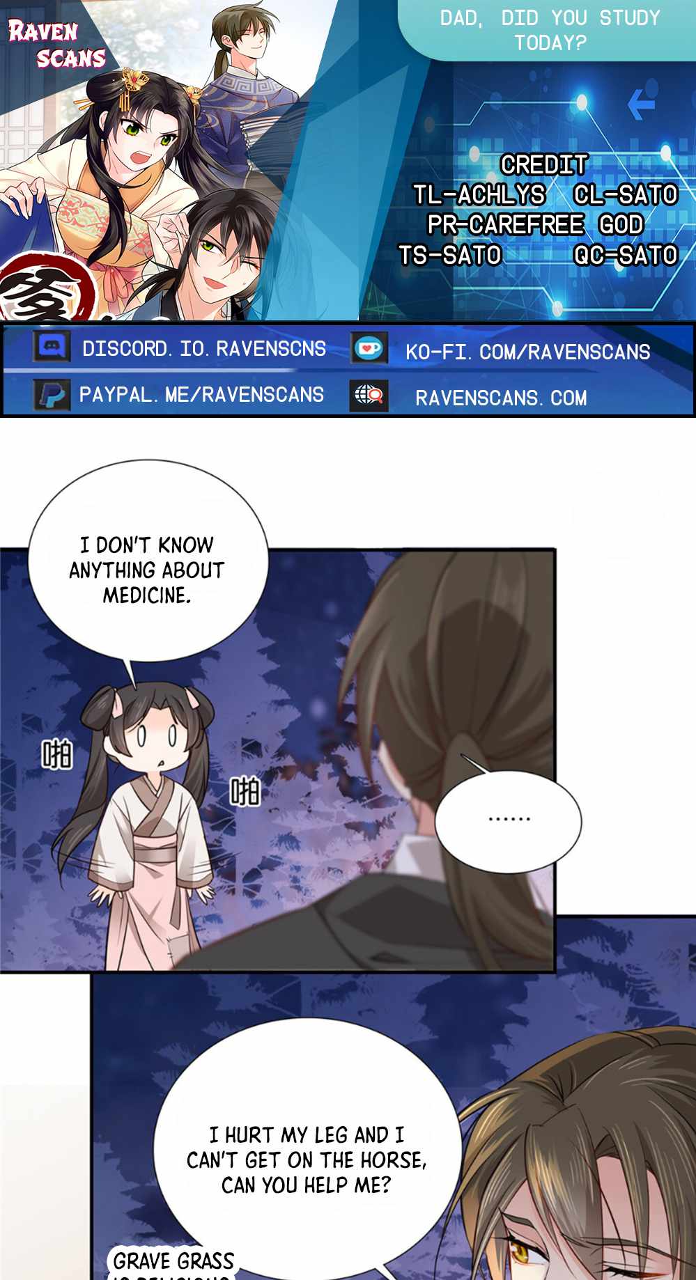 Dad, did you study today? chapter 6 page 1