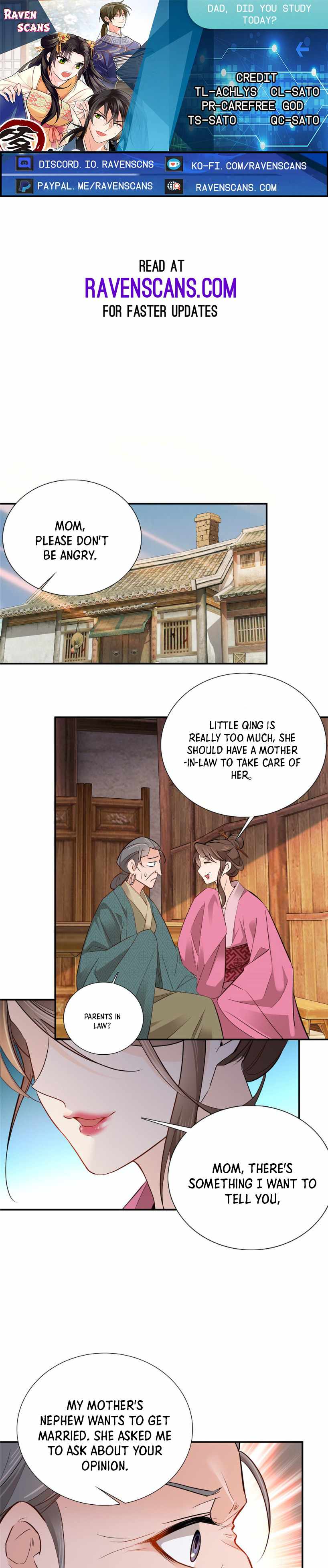 Dad, did you study today? chapter 8 page 1