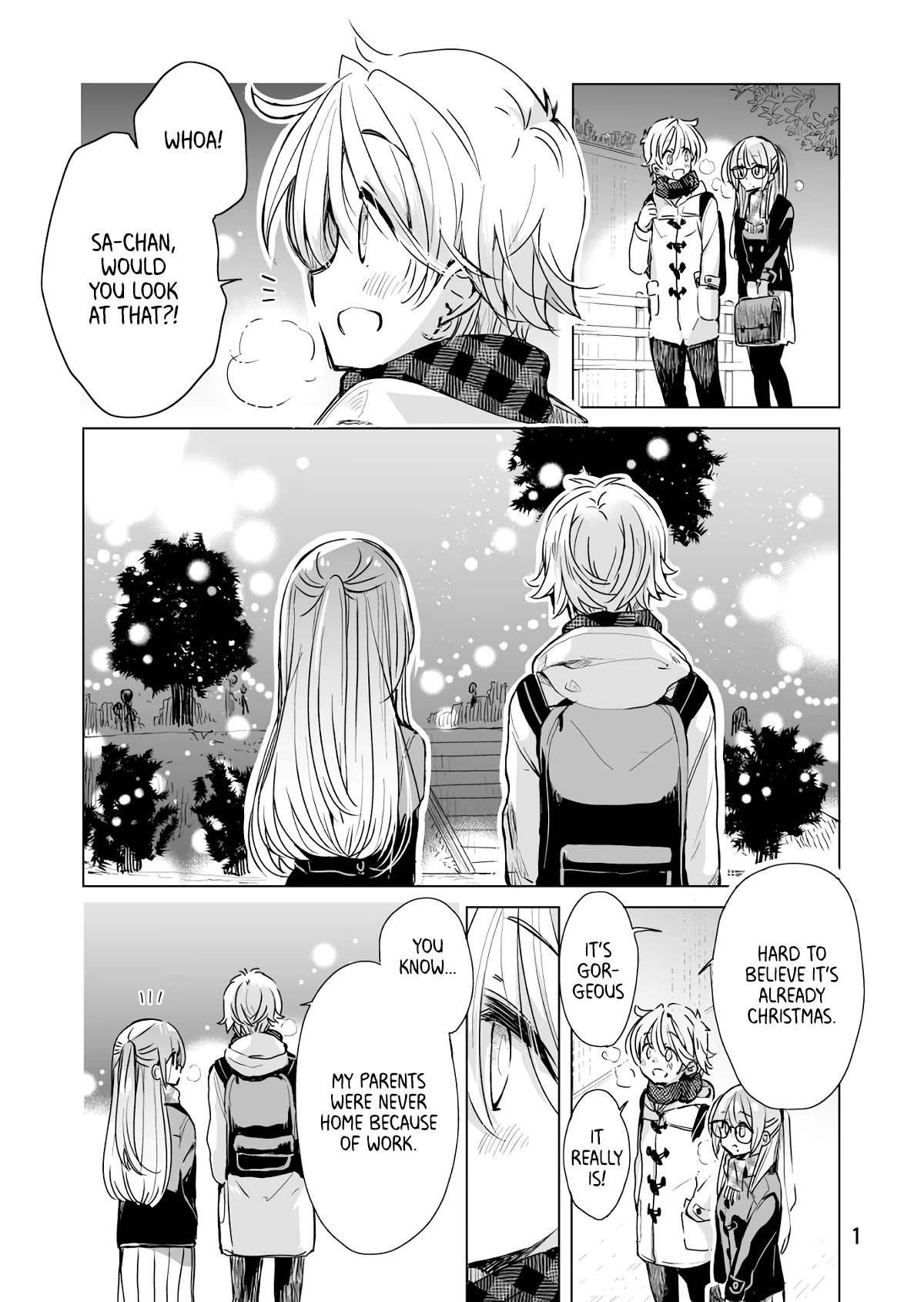 Daily Life of Sa-chan, a Drugstore Clerk chapter 16.5 page 1