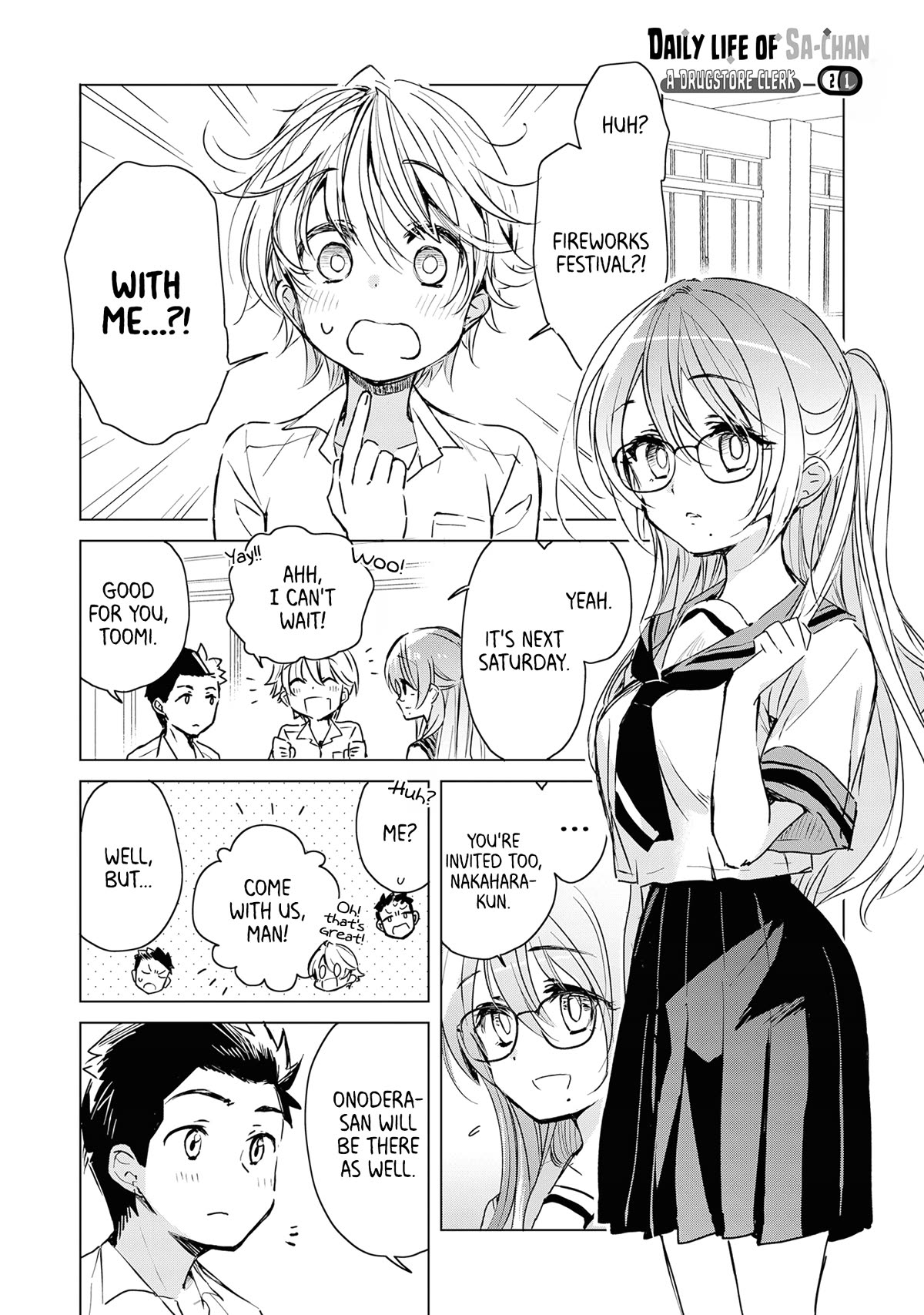 Daily Life of Sa-chan, a Drugstore Clerk chapter 21 page 1