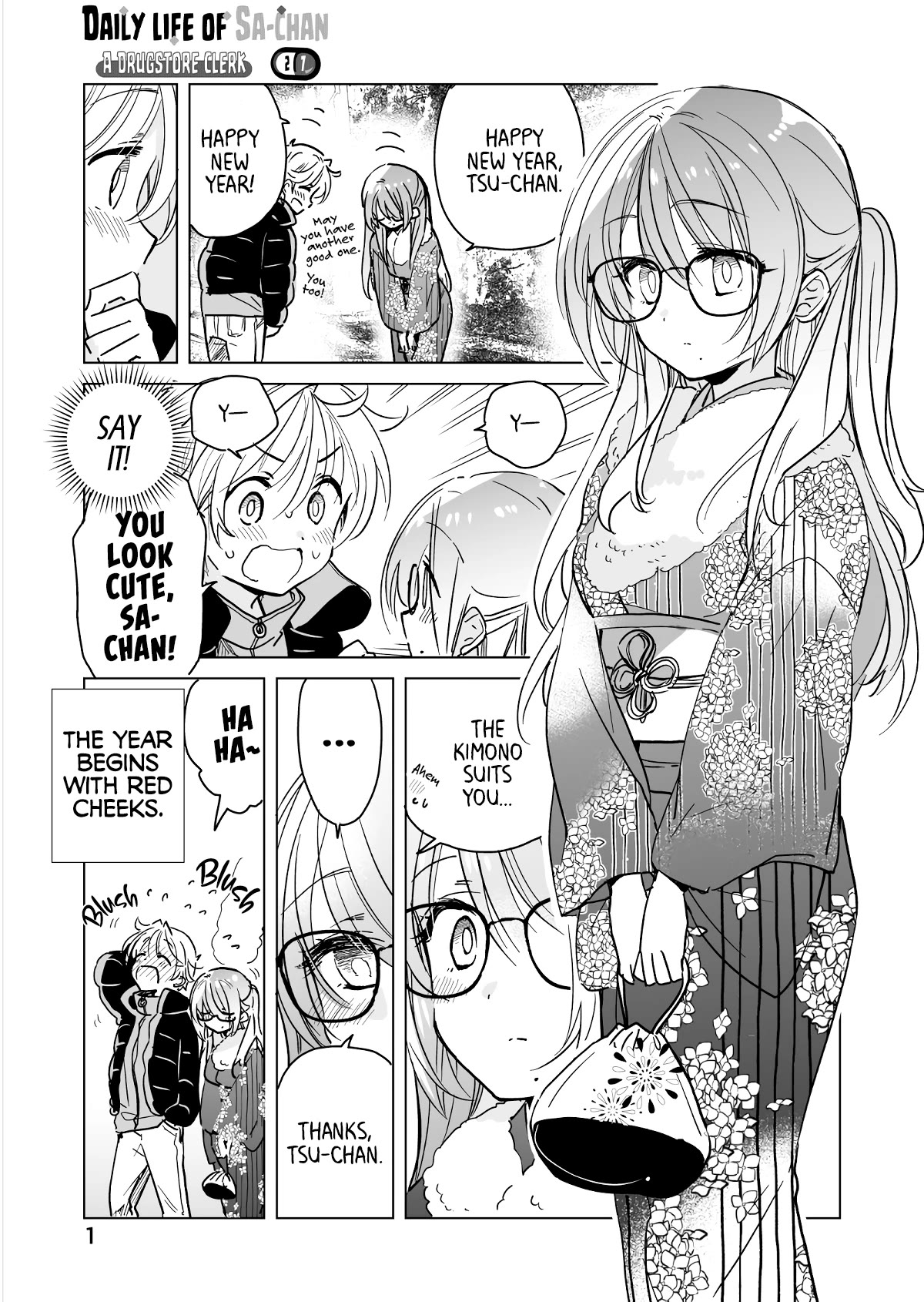 Daily Life of Sa-chan, a Drugstore Clerk chapter 27 page 1