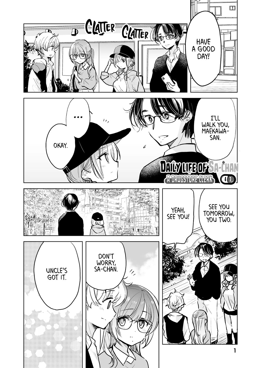 Daily Life of Sa-chan, a Drugstore Clerk chapter 43 page 1