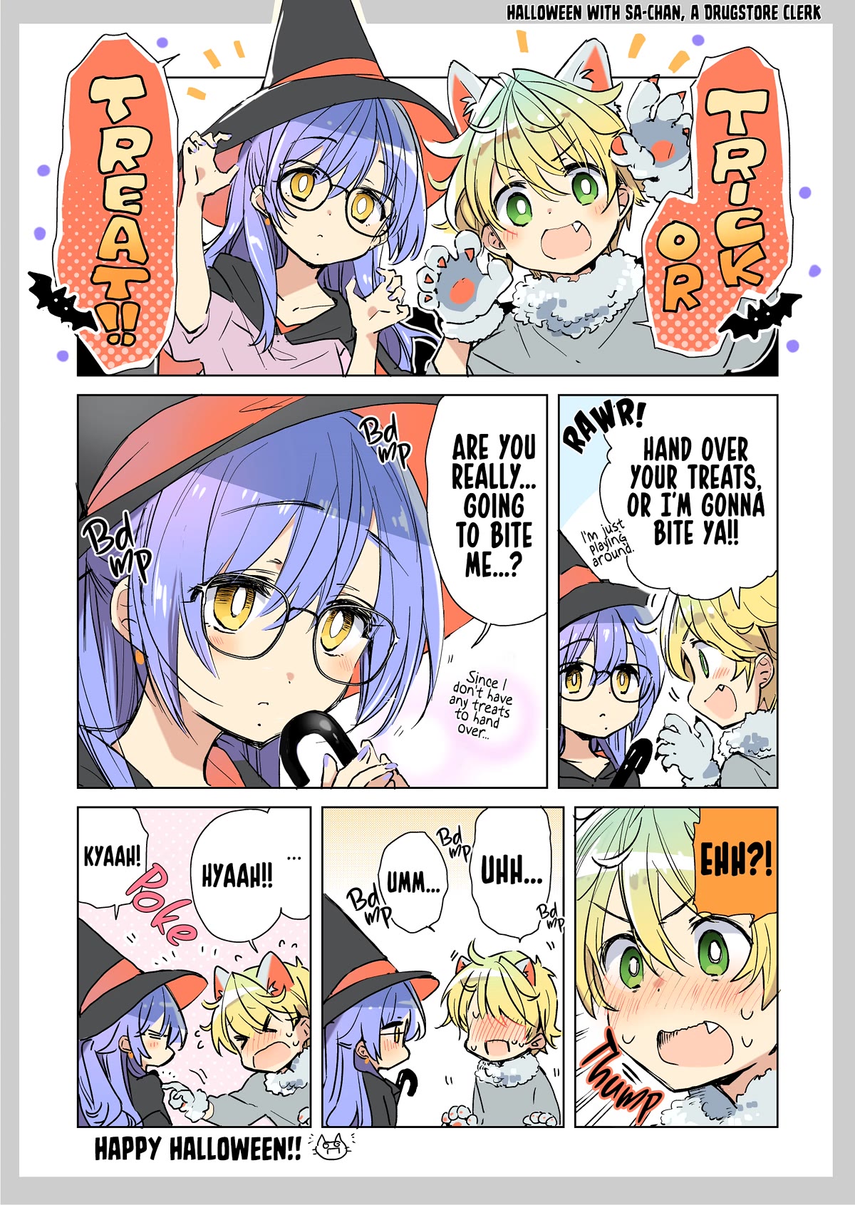 Daily Life of Sa-chan, a Drugstore Clerk chapter 9.6 page 1