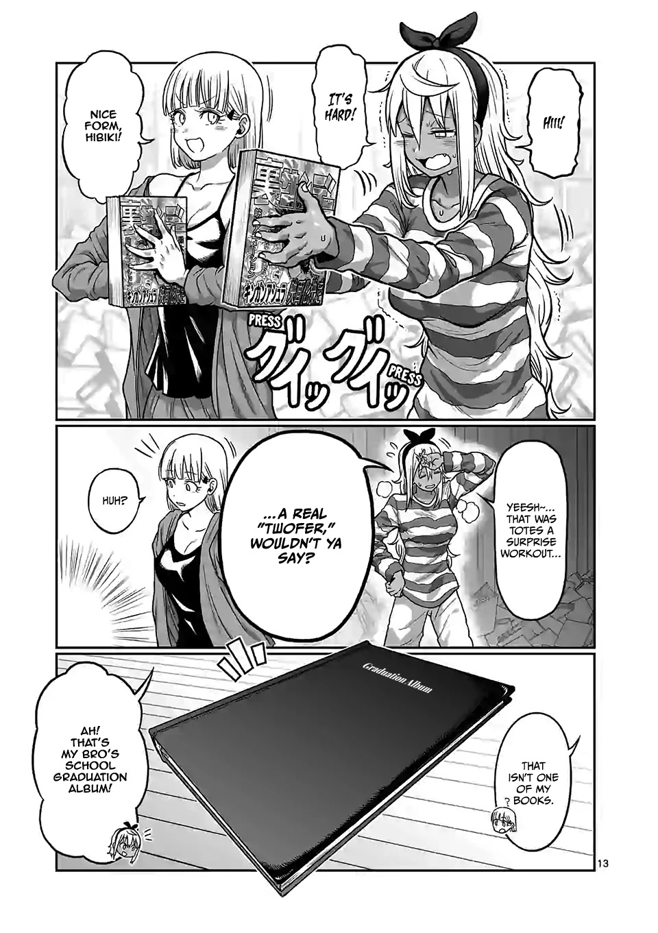 Danberu nan kiro moteru? chapter 105 page 14