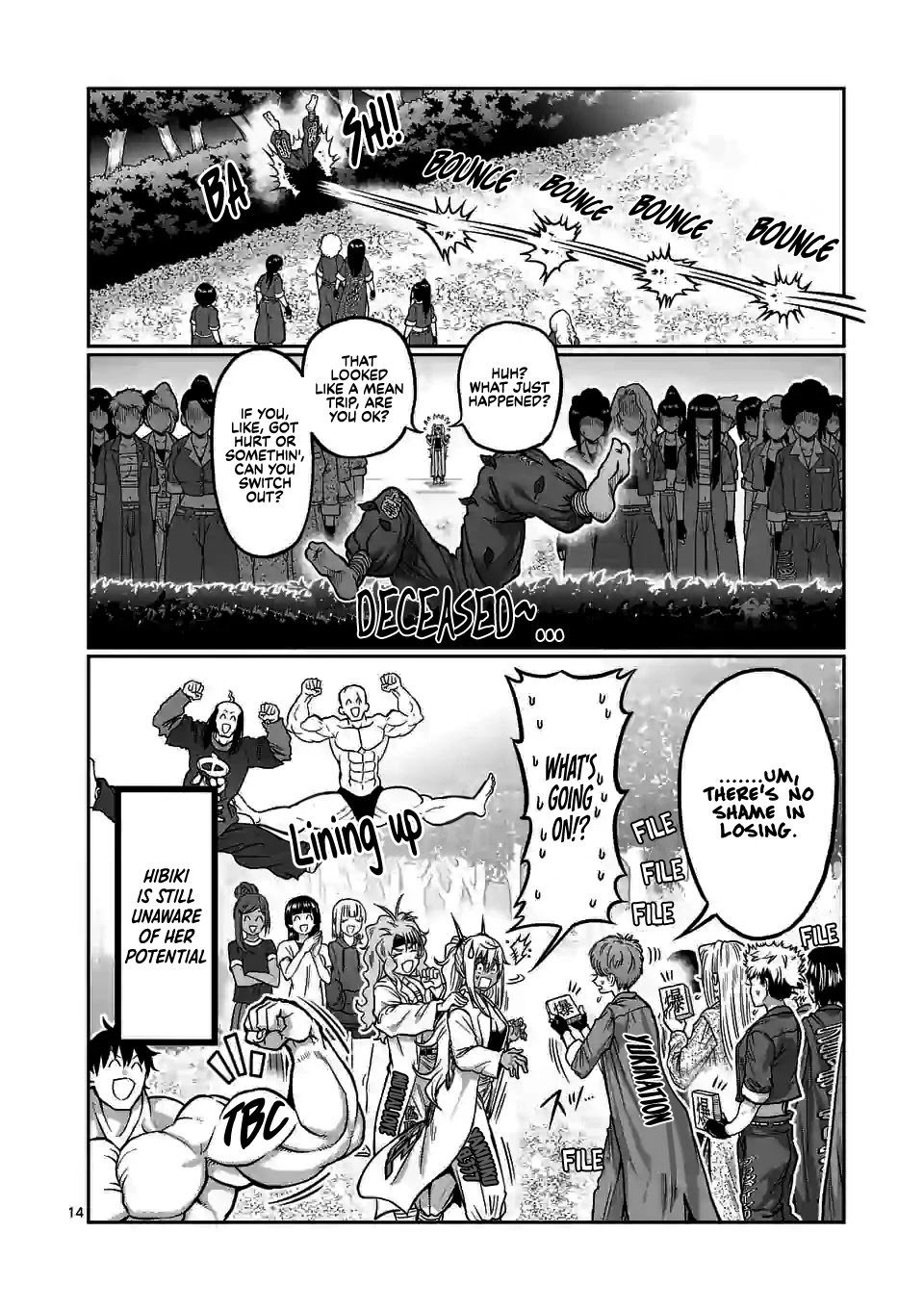 Danberu nan kiro moteru? chapter 114 page 15