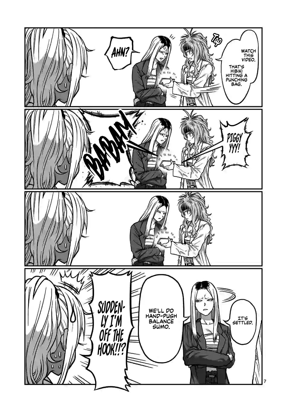 Danberu nan kiro moteru? chapter 114 page 8