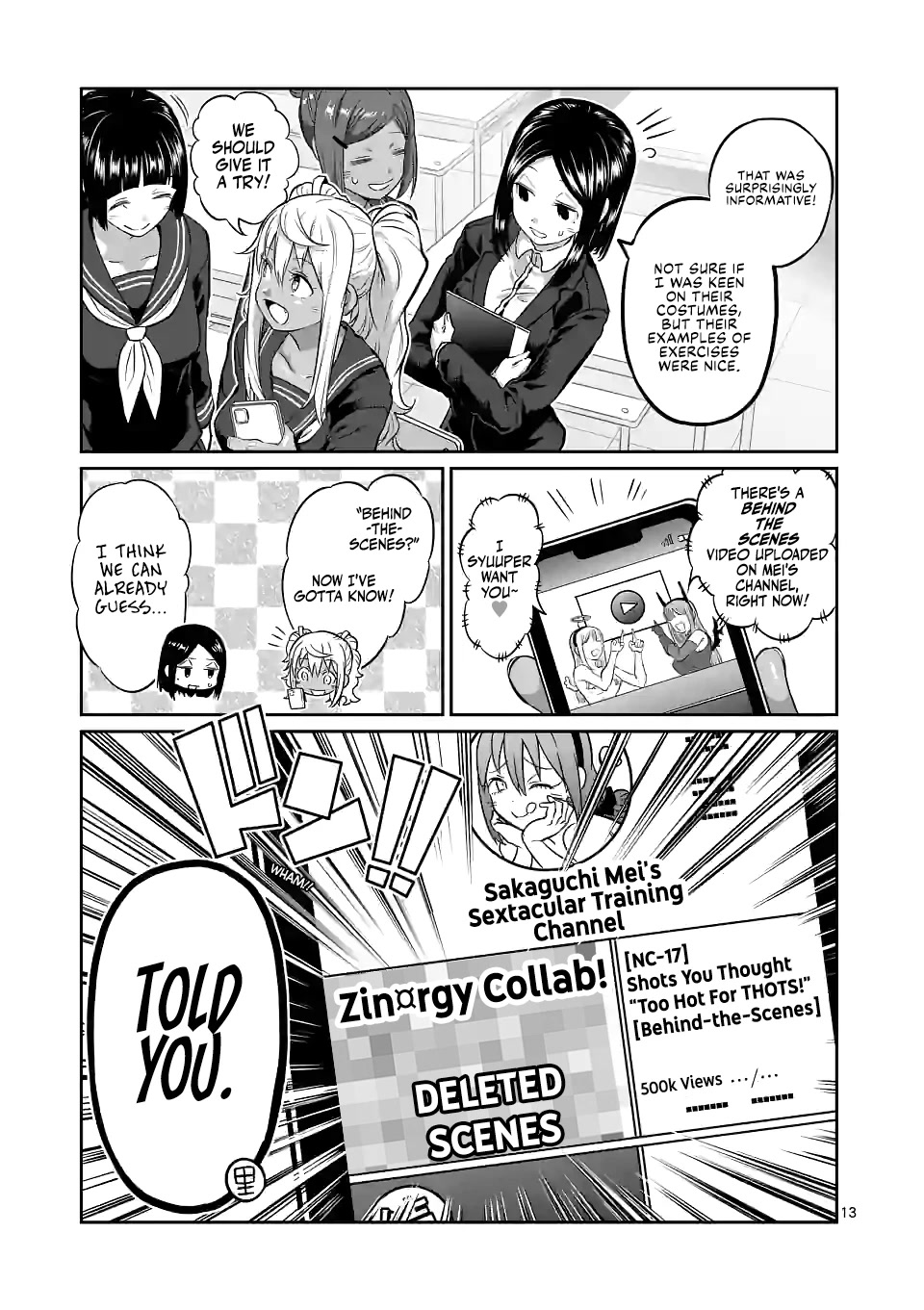 Danberu nan kiro moteru? chapter 160 page 14