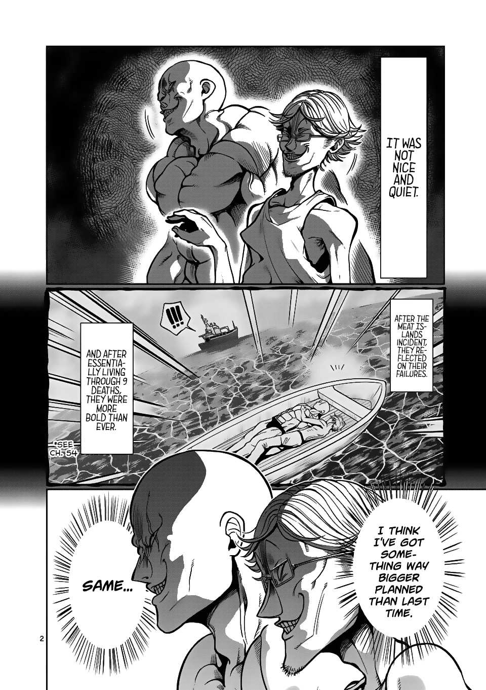 Danberu nan kiro moteru? chapter 56 page 3