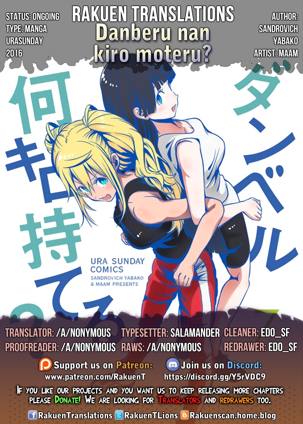 Danberu nan kiro moteru? chapter 66 page 1